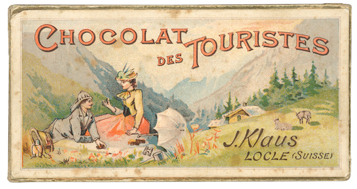 Bild: Chocoladen-Verpackung, um 1900 - Foto: © Kulturmuseum St.Gallen